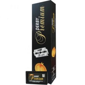 100X Derby Cuchillas De Afeitar Premium