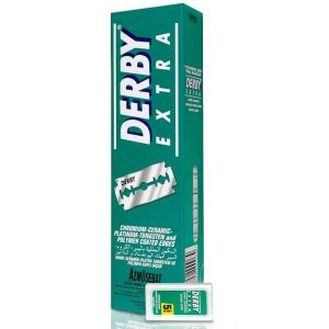 100X Cuchillas de Afeitar Doble Filo Derby Extra