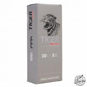 100x Cuchillas de Afeitar Tiger Platinum Doble Filo
