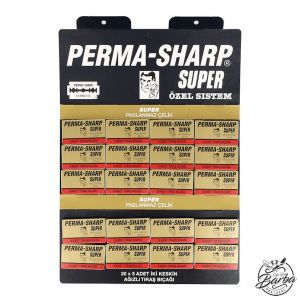100x Cuchillas de Afeitar Perma-Sharp Super Doble Filo