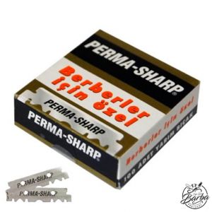 100x Cuchillas de Afeitar Perma-Sharp Single Edge