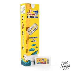 100x Cuchillas de Afeitar Shark Platinum Doble Filo