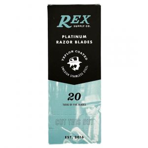 100x Cuchillas de Afeitar Platinum Rex