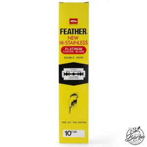 200x Cuchillas de Afeitar Feather New Hi-Stainless
