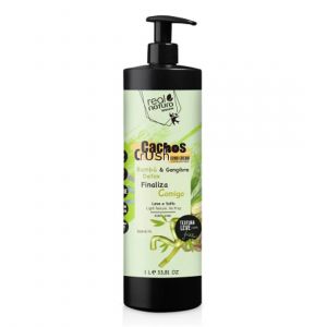 Real Natura Crema para Peinar Rizos Crush Bambú & Jengibre 1000ml
