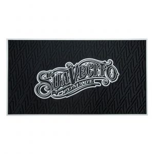 Suavecito Tapete de Barbería Negro