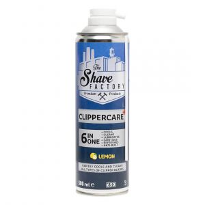 The Shave Factory Clippercare Spray para Máquinas y Trimmers 6 en 1 500ml