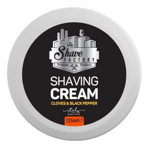 The Shave Factory jabón de afeitar Clavo & Pimienta Negra 125 ml