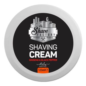 The Shave Factory jabón de afeitar Ginseng & Pimienta Negra 125 ml