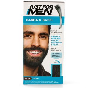 Just For Men Tinte para Barba y Bigote Negro M-55